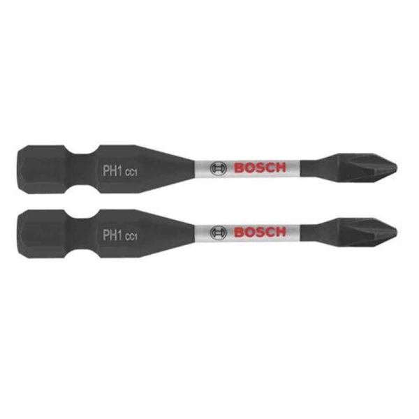Bosch Driven impact power bit (Phillips P1), 2 in, 2-pack (ITDPH1202 ...