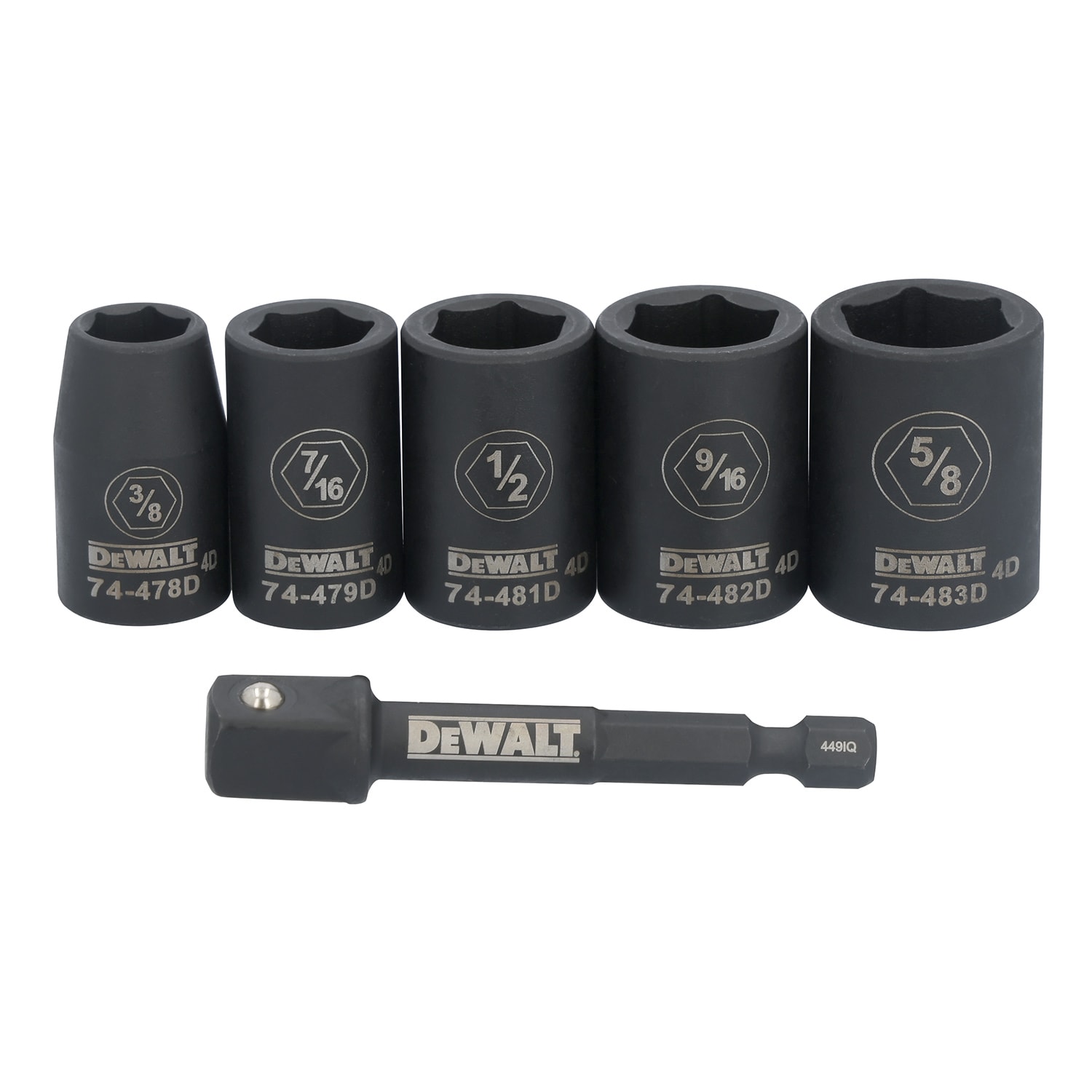 DeWalt 3/8 in. x 6 in. Socket Adapter (DWAFE6ADPT38) - Toolstash