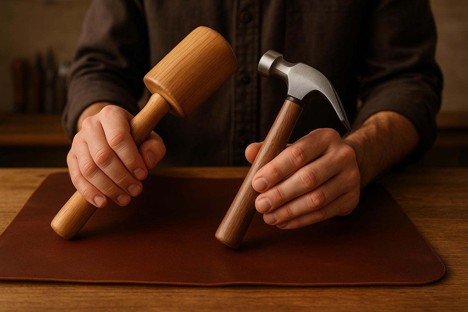 Leatherworking Tools: Mallets vs. Hammers