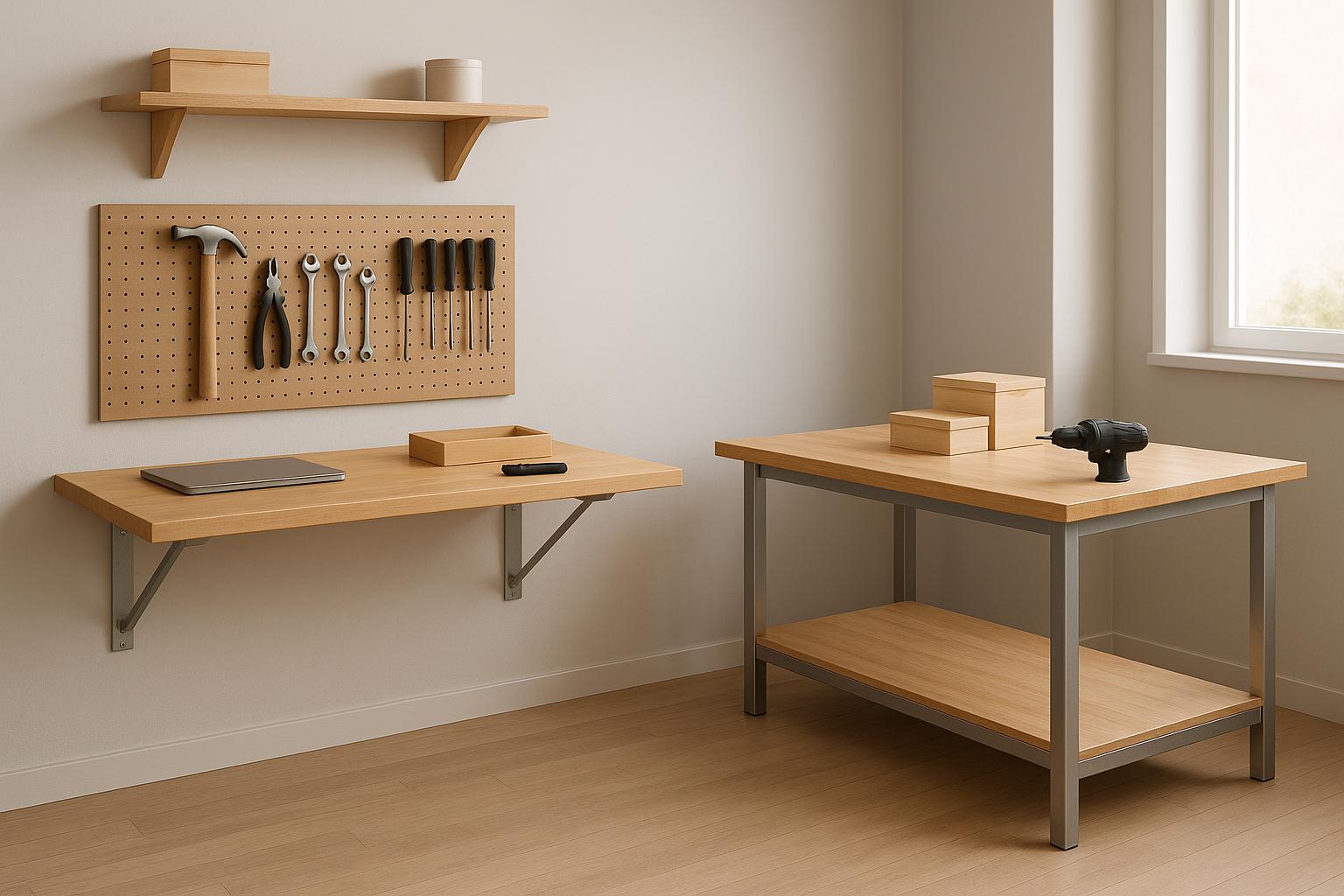 Wall-Mounted vs. Freestanding Workbenches