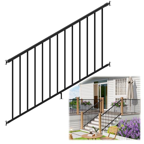 Egadis 1 Pack 36 in. H x 6 ft. W Porch and Deck Railing Kit Without ...