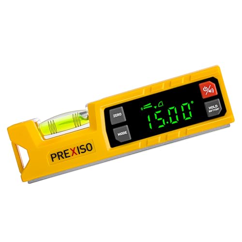 Prexiso Digital Level & Digital Protractor, 7 inch Angle Finder 0-90 ...