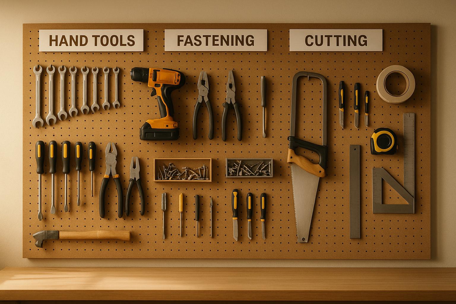Tool Organization Checklist: Functional Categories