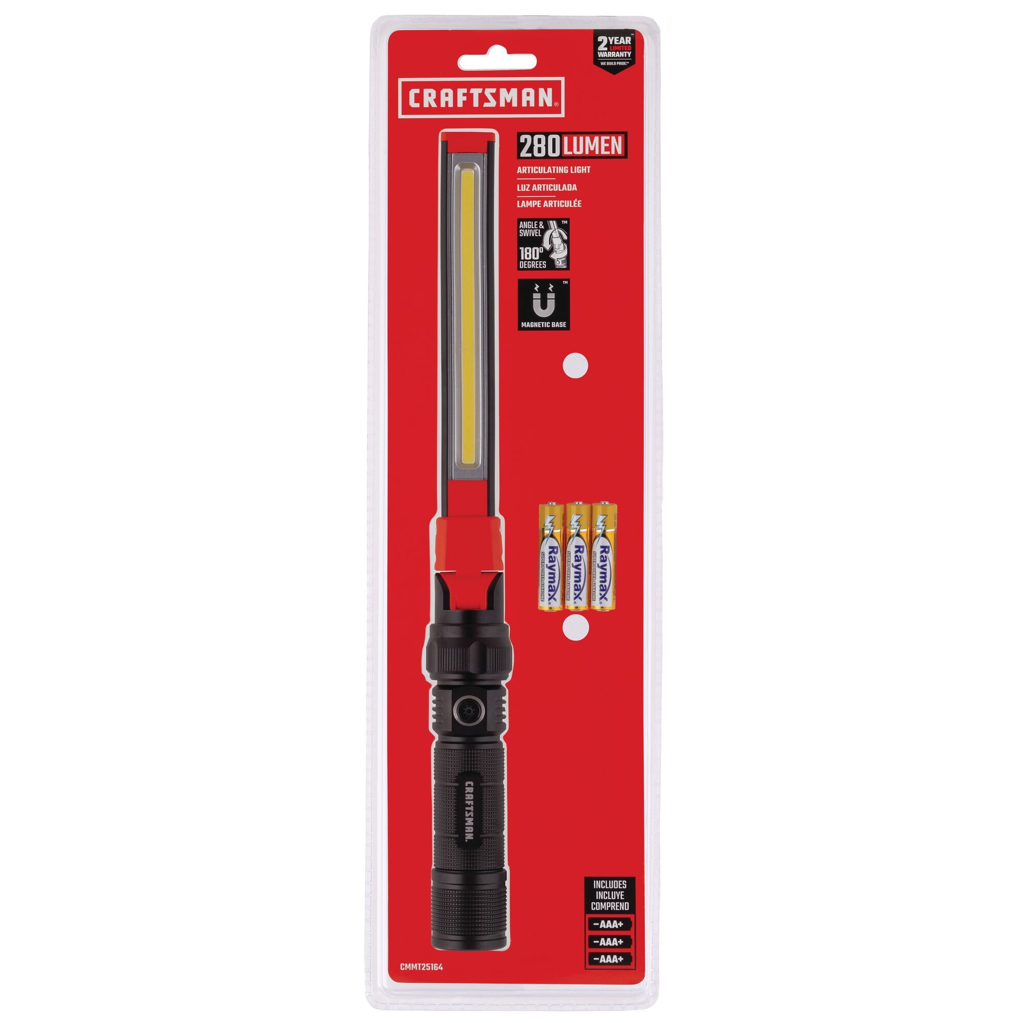 Craftsman 280 Lumen Articulating Light (CMMT25164) - Toolstash