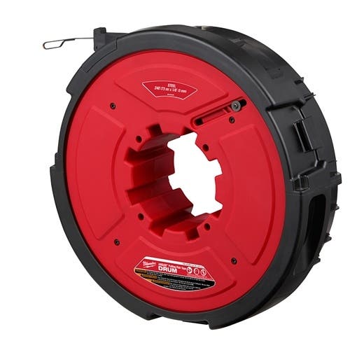 Milwaukee M18 FUEL Angler Fish Tape Drum - 240' X 1/8 Steel Pulling Tape (48-44-5178)