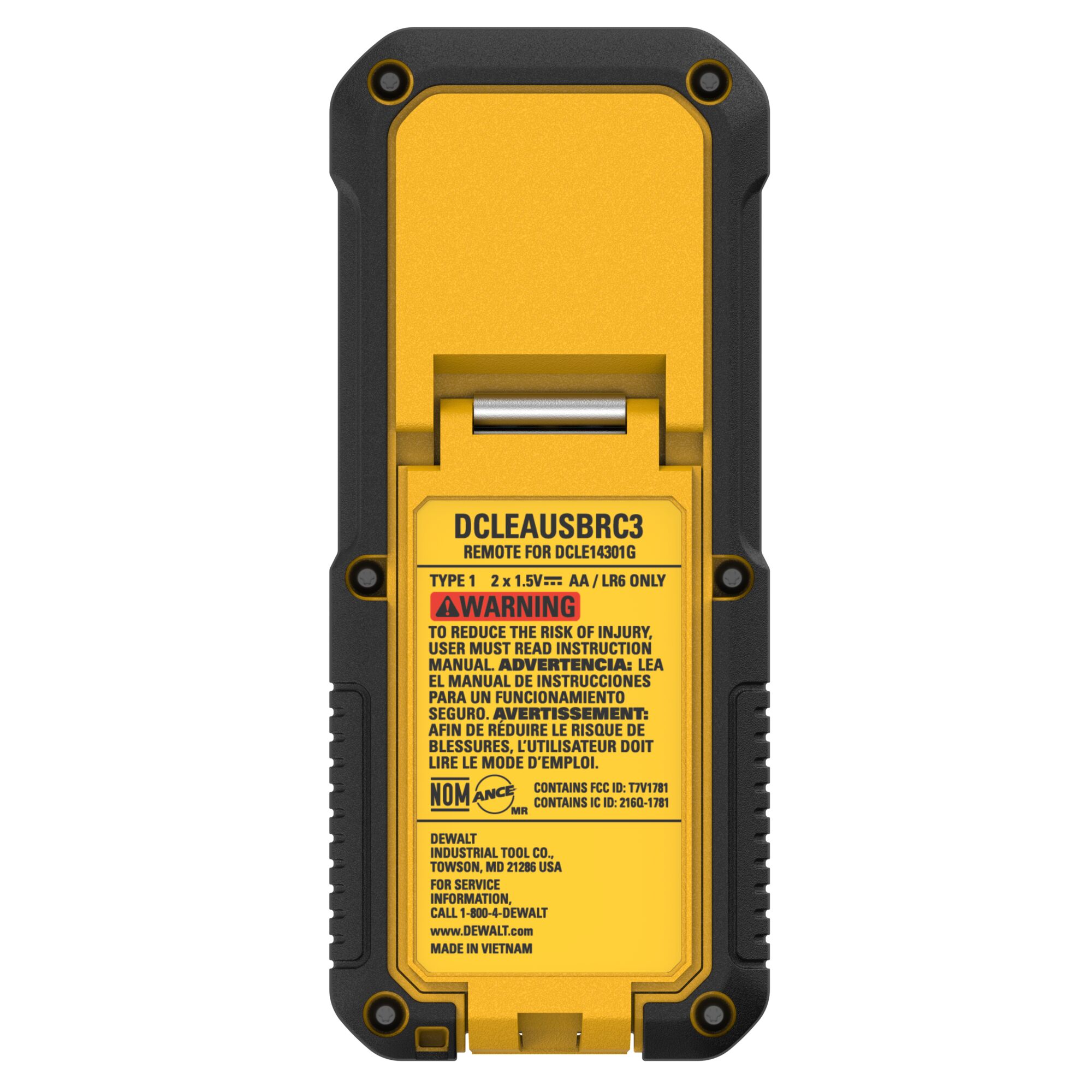DeWalt Remote Control for USB Green 3X180° Line Laser (DCLEAUSBRC3 ...