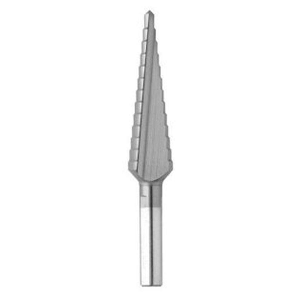 BOSCH SDH1 High-Speed Steel Step Drill Bit – 1/8 To 1/2 Inch, 13 Hole Sizes, For Metal, Plastic, Wood