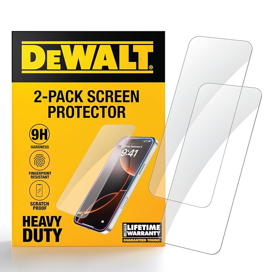 DeWalt Screen Protector for iPhone 14 Pro (2 Pk) (DXMA2150042) - Toolstash