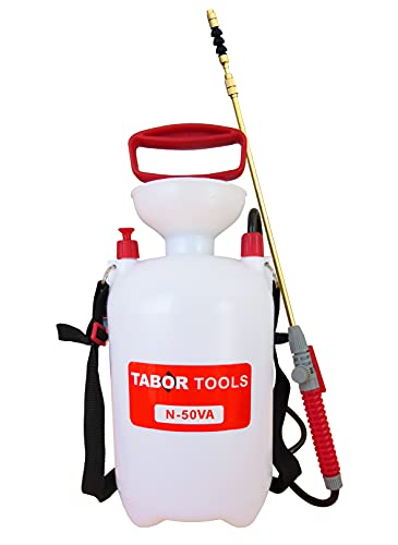 TABOR TOOLS 1.3 Gallon Lawn and Garden Pump Pressure with Pressure ...
