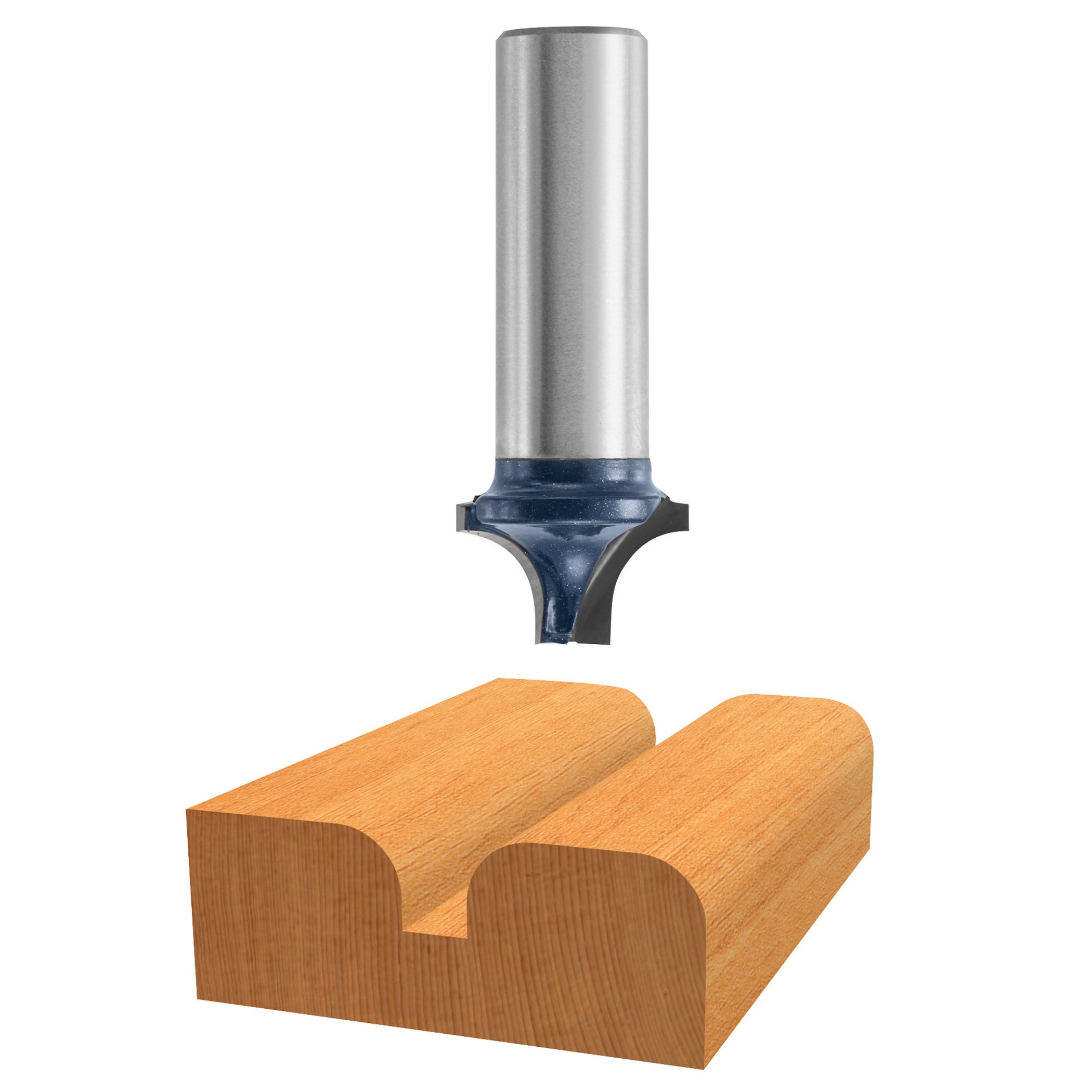 Bosch 1/4 in. x 1/2 in. carbide-tipped plunge roundover bit (85471M ...