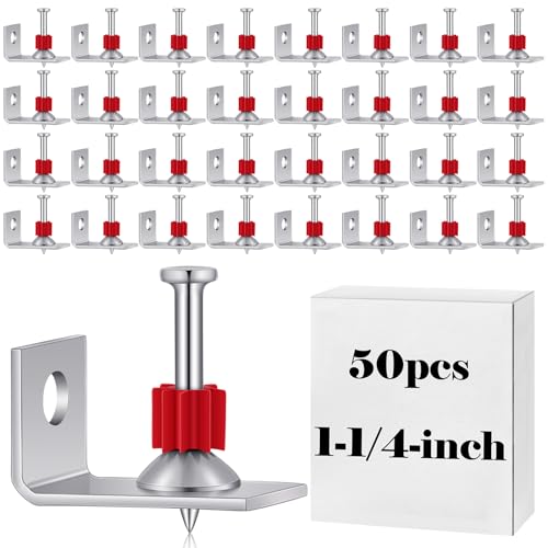MorningRo 100 Pcs Powder Actuated Fasteners Drive Pin 1-1/4-inch Length ...