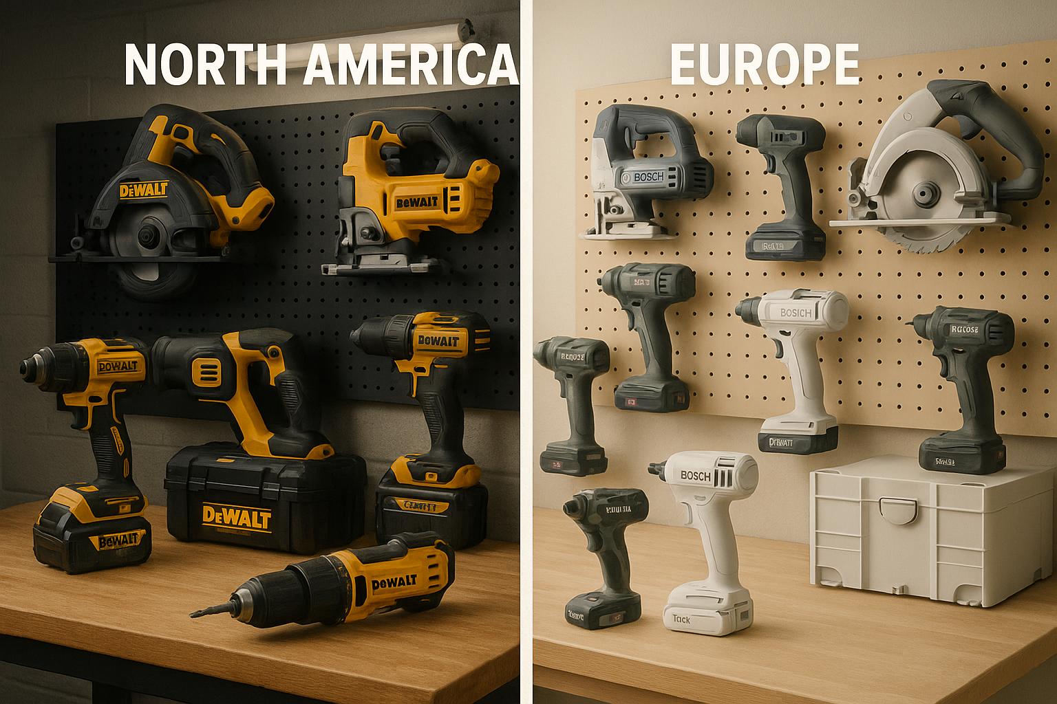 Tool Brands Available in North America vs Europe