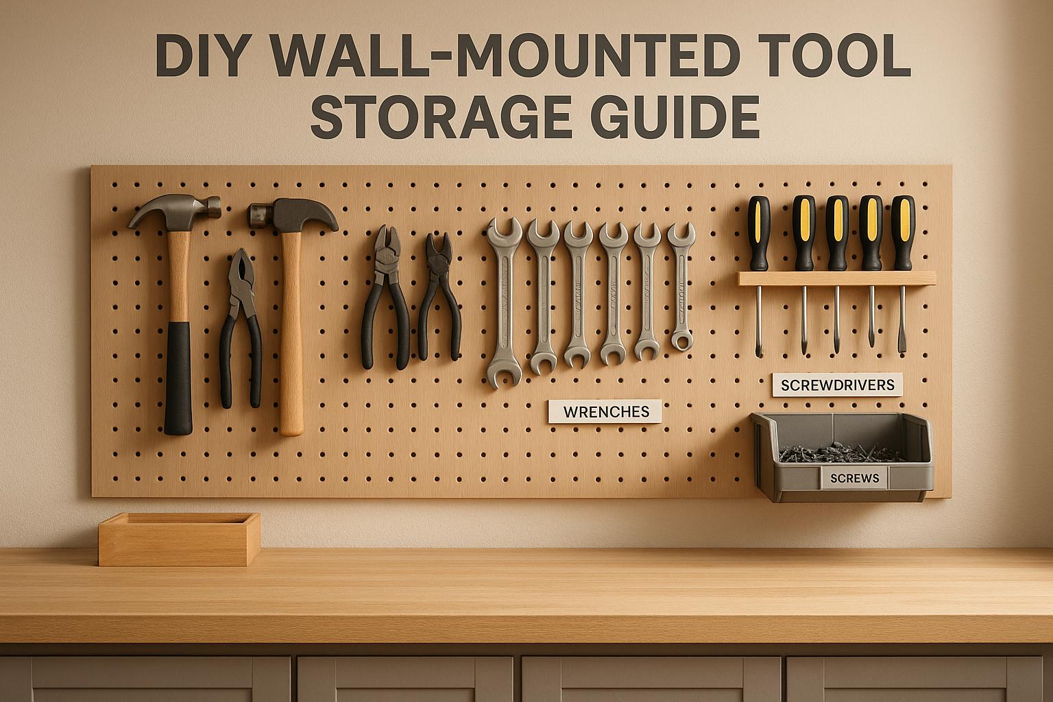 DIY Wall-Mounted Tool Storage Guide