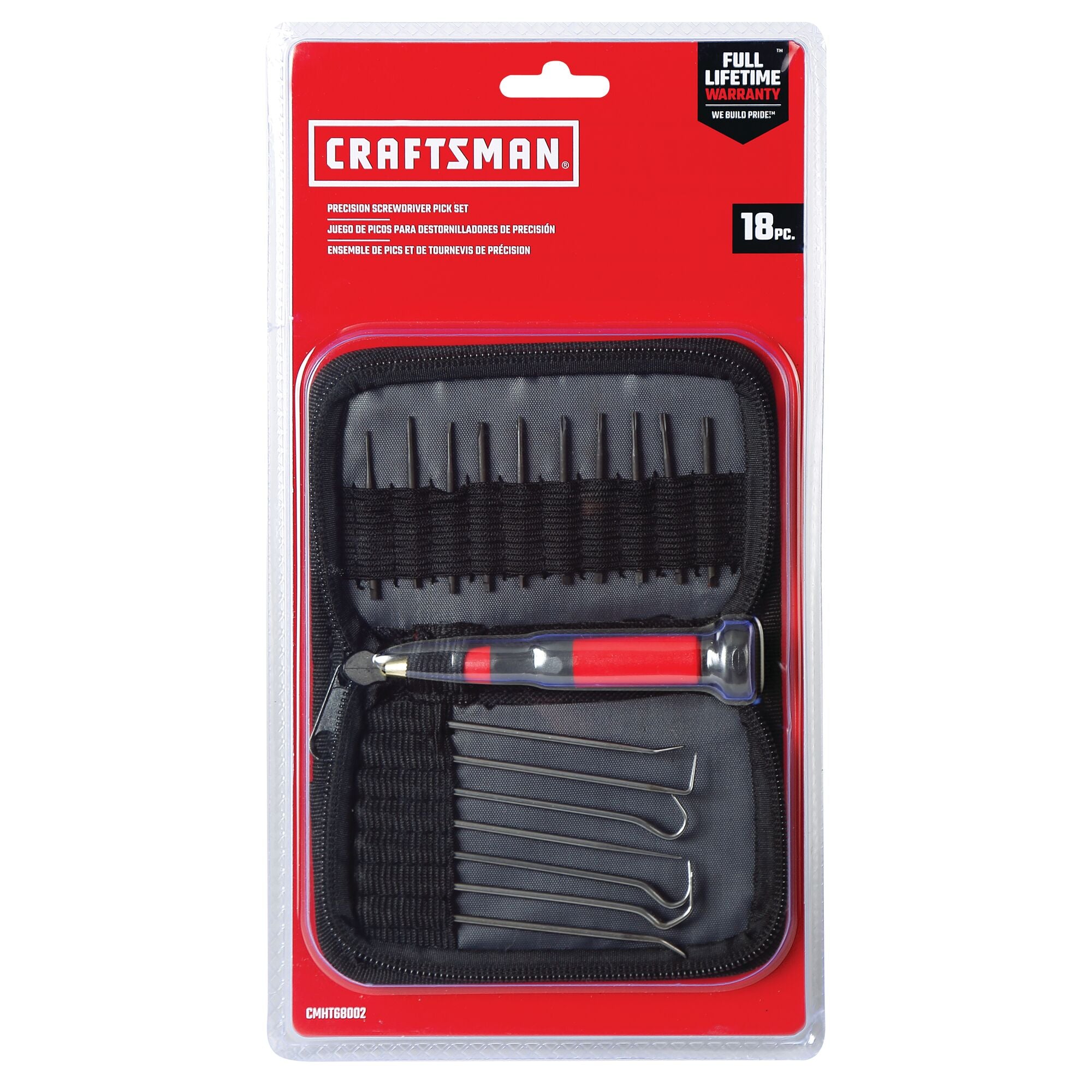 Craftsman Multi-Bits & Precision Pick Screwdriver Set (CMHT68002 ...