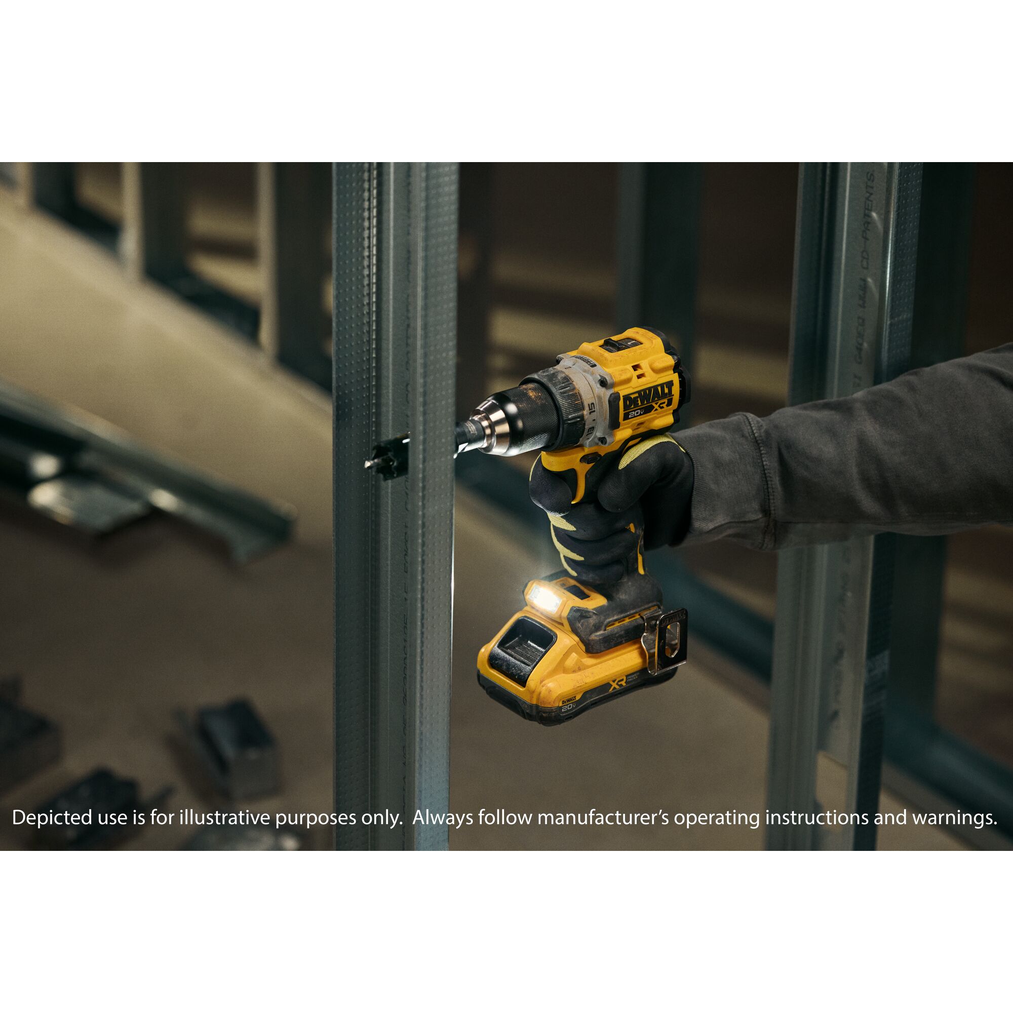 DeWalt 20V MAX XR Brushless Cordless 1/2 in. Drill/Driver (DCD801B ...