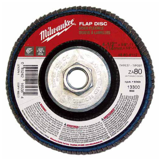Milwaukee Flap Disc (48-80-8110) - Toolstash