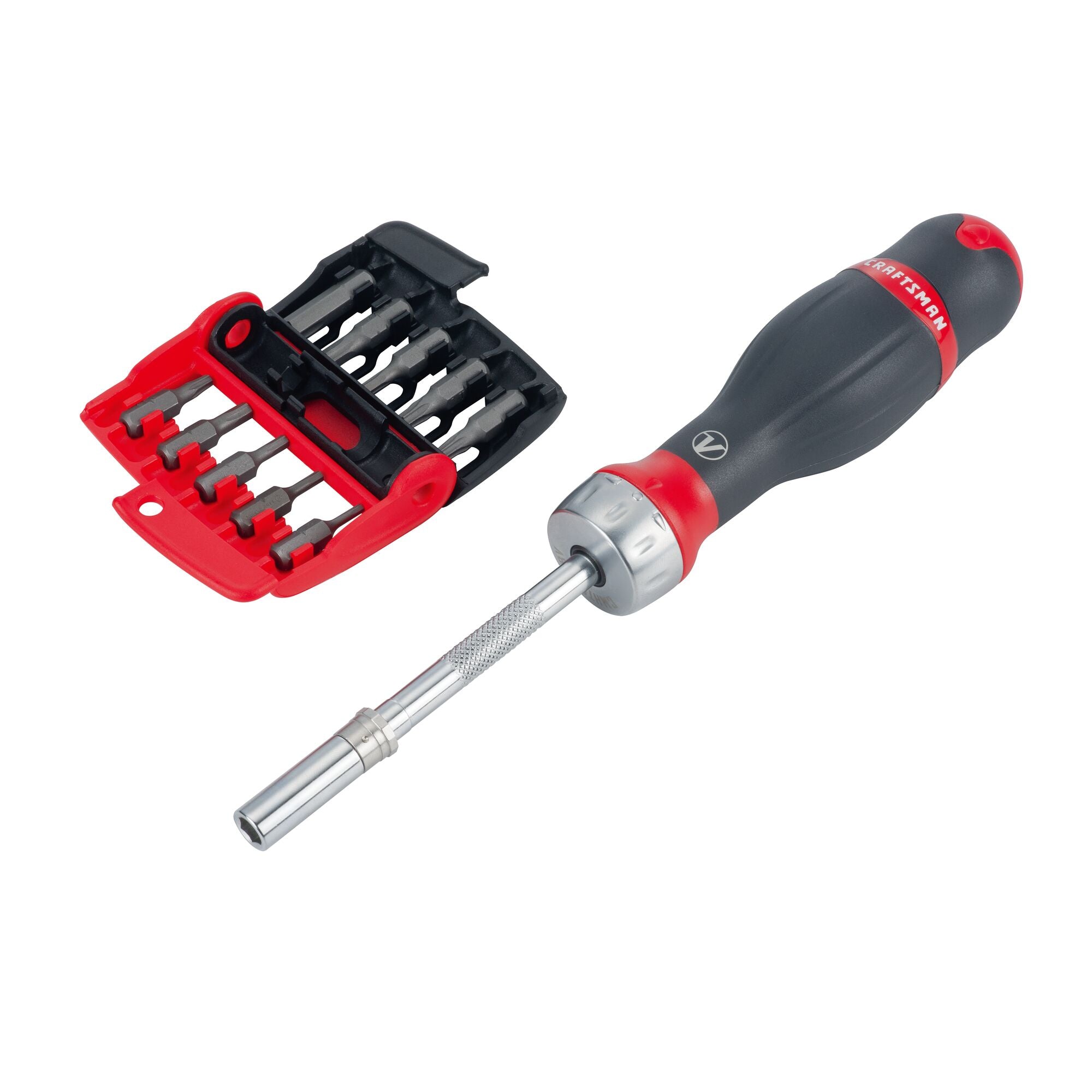 Craftsman Ratcheting Screwdriver X-Tract Technology Bit Set (18 pc ...