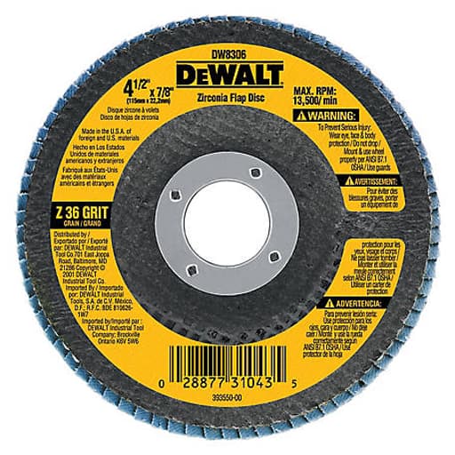 4-1/2" x 7/8" 24g Type 29 Flap Disc HP