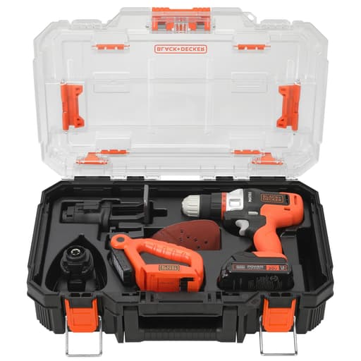 Cordless 4-Tool Combo Kit with Storage (MATRIX system)