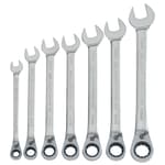 Metric Reversible Ratcheting Wrench Set (7 pc)