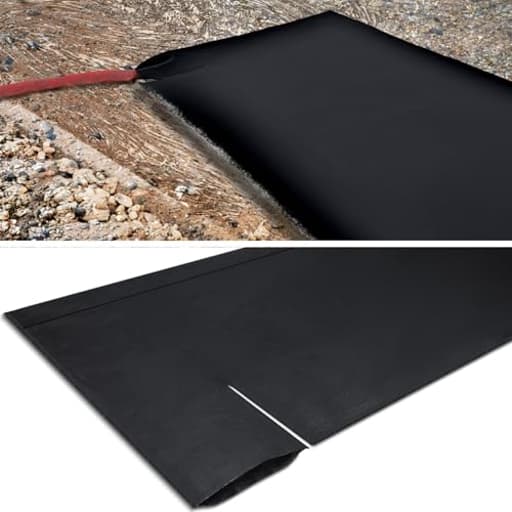 1 Pcs Silt Bags for Dewatering Filter Bag Non Woven Geotextile Fabric Oil Sludge Sediment Filter Bags for Construction, Black