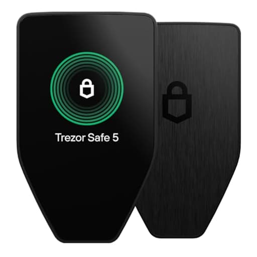 Safe 5 - Crypto Hardware Wallet with Secure Element & Passphrase, Color Touchscreen and Haptic Feedback, Protect your Bitcoin and Digital Assets
