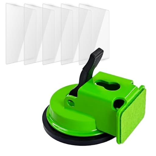 Heavy Duty Floor Gap Fixer Tool, Made of Iron & Enhanced Suction Cup. with 5pcs Sticky Pads for Deeper Texture Laminate/Vinyl Flooring Tools.