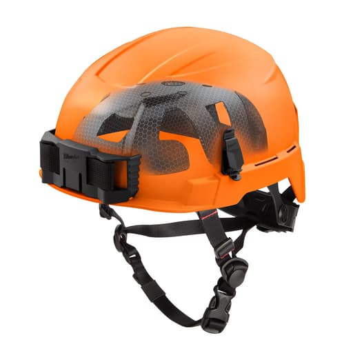 Orange Safety Helmet with IMPACT ARMOR Liner