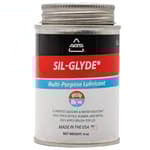 Automotive Solutions SIL-Glyde Brush Top Can Multi-Purpose All-Weather Lubricating Compound for All Surfaces, 4 oz Lubricant Can, Silicone Lubricant, Ensure Friction Resistance