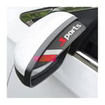 2PCS Rear View Mirror Rain Eyebrows, Waterproof PVC Auto Side Mirror Rainproof Guard, Sports Visor Smoke Cover, Universal Exterior Accessories for Most Cars