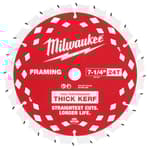 7-1/4" 24T Thick Kerf Framing Circular Saw Blade Contractor Pack - 25PK