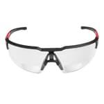 Safety Glasses - +1.00 Magnified Clear Anti-Scratch Lenses
