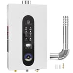 Natural Gas Tankless Water Heater, 14L Instant Hot Water Heater with Fahrenheit Digital Display, Indoor Installation Up to 3.7GPM, 95540BTU