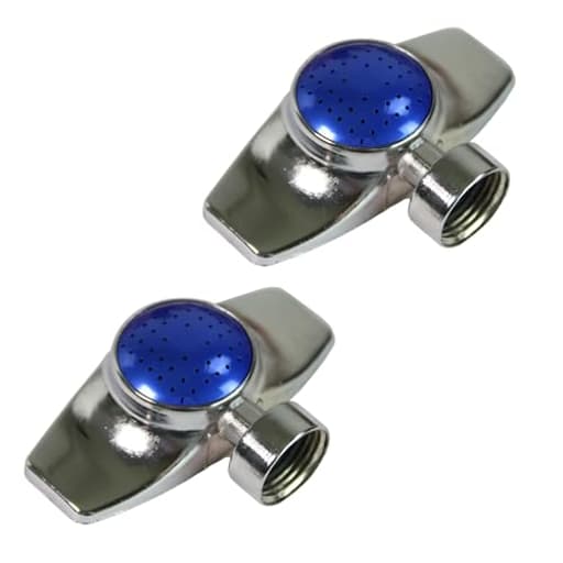 Chapin 6-9488: Square Pattern Spot Sprinkler 2 Pack, 360 Degree Sprinkler Head for Small Gardens and Lawns, Up to 30-Feet Coverage Area, Lawn Sprinkler, Small Area Yards and Garden Watering, Blue