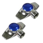 Chapin 6-9488: Square Pattern Spot Sprinkler 2 Pack, 360 Degree Sprinkler Head for Small Gardens and Lawns, Up to 30-Feet Coverage Area, Lawn Sprinkler, Small Area Yards and Garden Watering, Blue