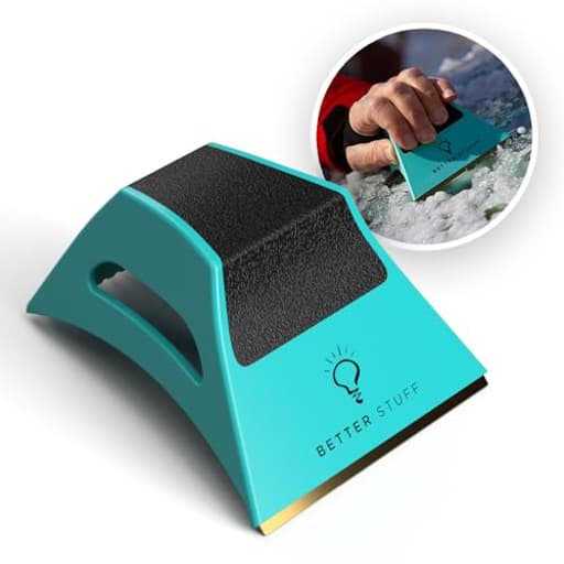 The Better Ice Scraper for Car Windshield | Fast, Efficient, Ergonomic | Magically Remove Ice and Frost from Auto Window | Patented Shape Shifting Technology | Durable Brass Edge | Compact | Pack of 1