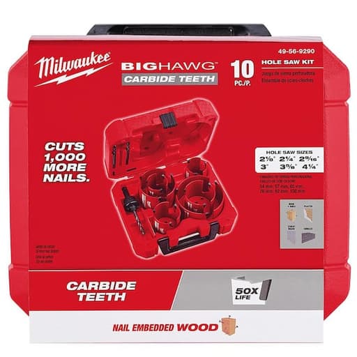 BIG HAWG™ with Carbide Teeth Hole Saw Kit