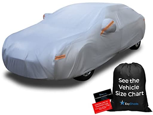 10-Layer Car Cover Waterproof All Weather. See Vehicle Size-Chart for Accurate Fit. Outdoor Full Exterior Covers for Automobiles Sedan Hatch SUV Rain Sun Protection. Size A5