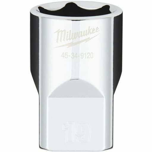 1/2" Drive Metric 6-Point Socket with FOUR FLAT™ Sides