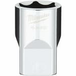 1/2" Drive Metric 6-Point Socket with FOUR FLAT™ Sides