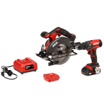 20V 3-Tool Kit; Drill Driver, Circular Saw, PWRAssist USB Adapter