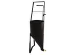 Tar Pot – 2 Gallon Cone Shaped with No Drip Valve, 28 in. Handle and Stable Legs for Roofing and Asphalt Applications