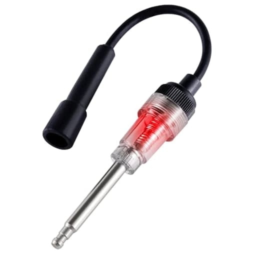 Inline Spark Plug Tester, Plug-in Engine Ignition Tester, Car Exterior Accessories, Automobile, Lawn Mower,Engine Verification-Armature Diagnostic Test Tool