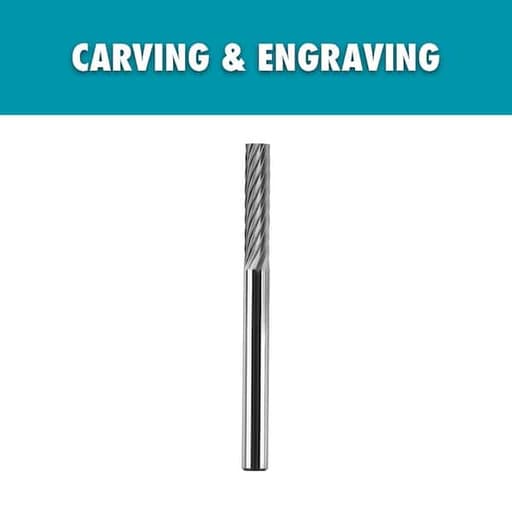 Carbide Flat End Engraving Burr