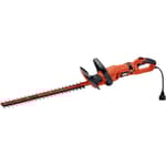 Hedge Trimmer, Rotating Handle, Dual‑Action Blades, 3.3‑Amp, 24‑Inch