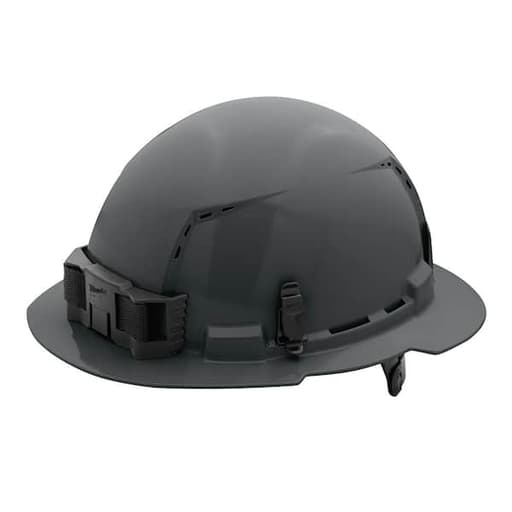Full Brim Vented Hard Hat with 6-Point Ratcheting Suspension