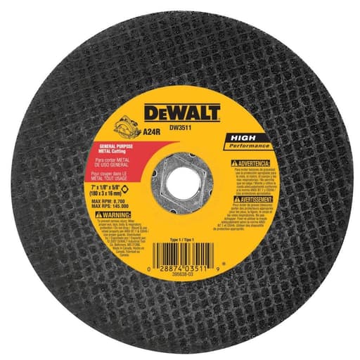 6-1/2 x 1/8 x 5/8 diamond drive metal cutting blade