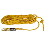 Vertical Lifeline - Polydac Rope - Snap Hook With Tapered End - 25 ft