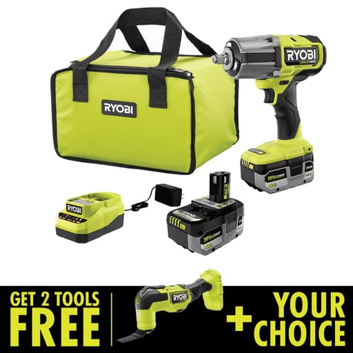 18V ONE+ HP Brushless 4-Mode 1/2" High Torque Impact Wrench Kit