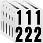 2 PACK,120 Numbers, Reflective Adhesive Mailbox Number Pack, 3", Waterproof Number Stickers for Signs, Door, Cars, Trucks, Home, Business, Address Number
